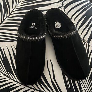 NEW Women's Black ICEBIN Clog Slipper from White Mountain Size 9.5